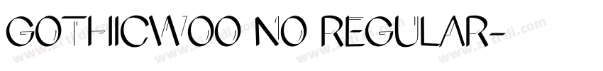 gothicwoo no regular字体转换